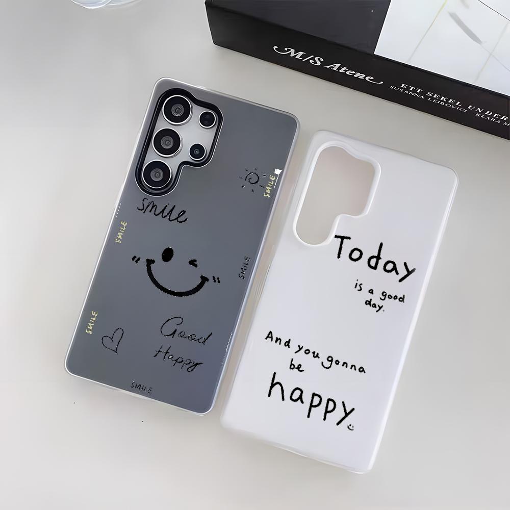 Samsung Galaxy S24 - Etui na telefon z motywem uśmiechniętej,