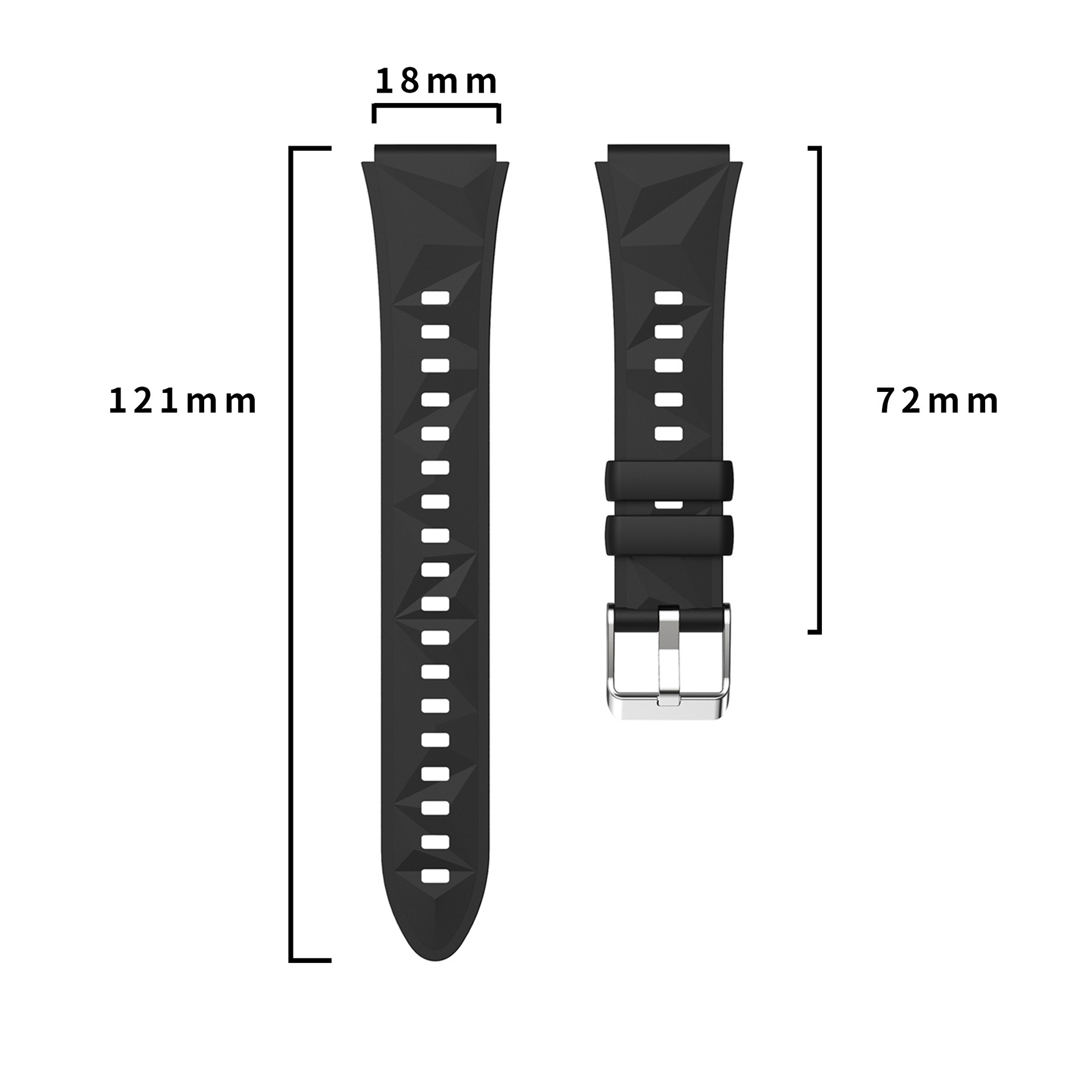 Silikonowe paski do zegarka Hu – Titan Smartwatch Accessories recenzja i cena